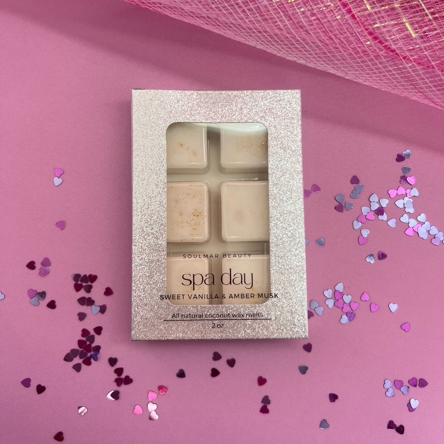 Spa Day Wax Melts Box - Sweet Vanilla & Amber Musk