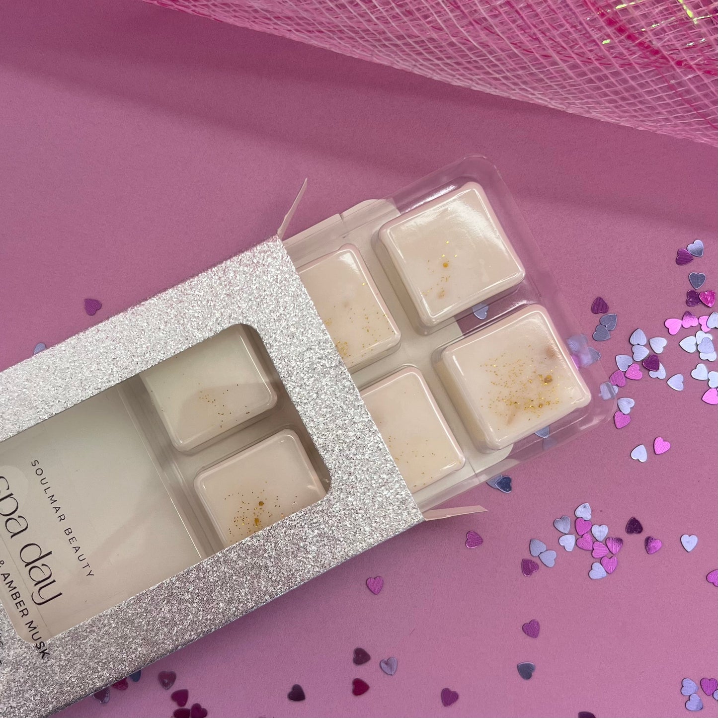 Spa Day Wax Melts Box - Sweet Vanilla & Amber Musk