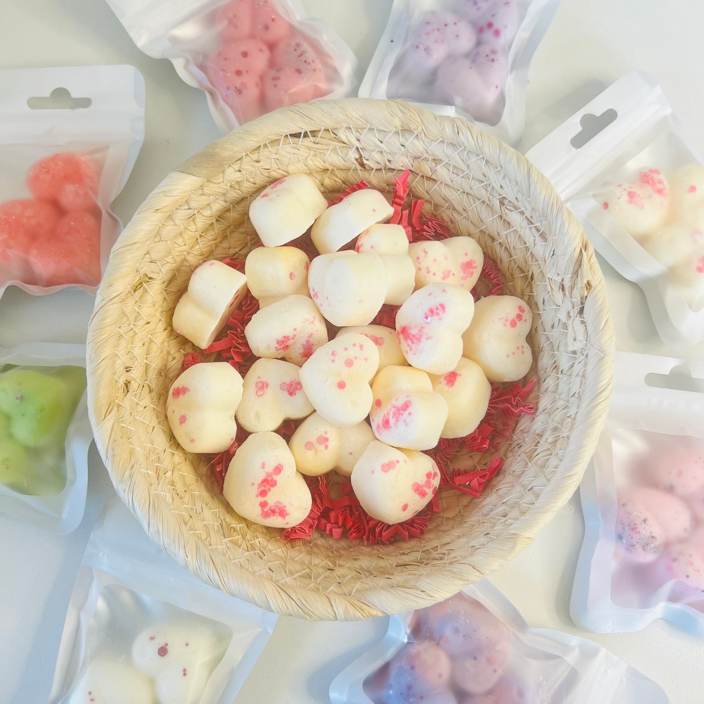 Sample Heart 100% Coconut Soy Wax Melts - Long Lasting, Strong Scented
