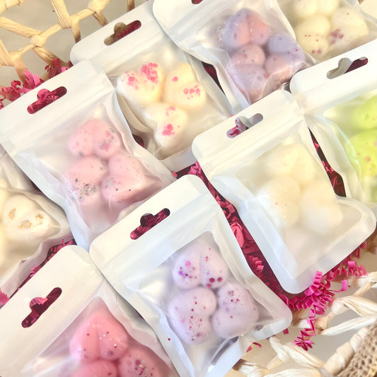 Sample Heart 100% Coconut Soy Wax Melts - Long Lasting, Strong Scented