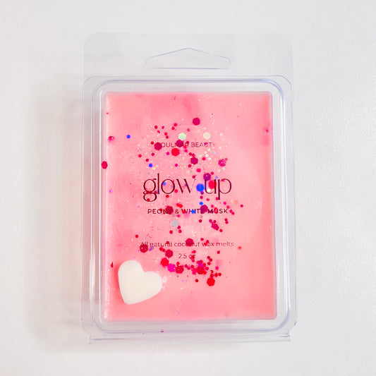 Glow Up Wax Melt - Peony & White Musk